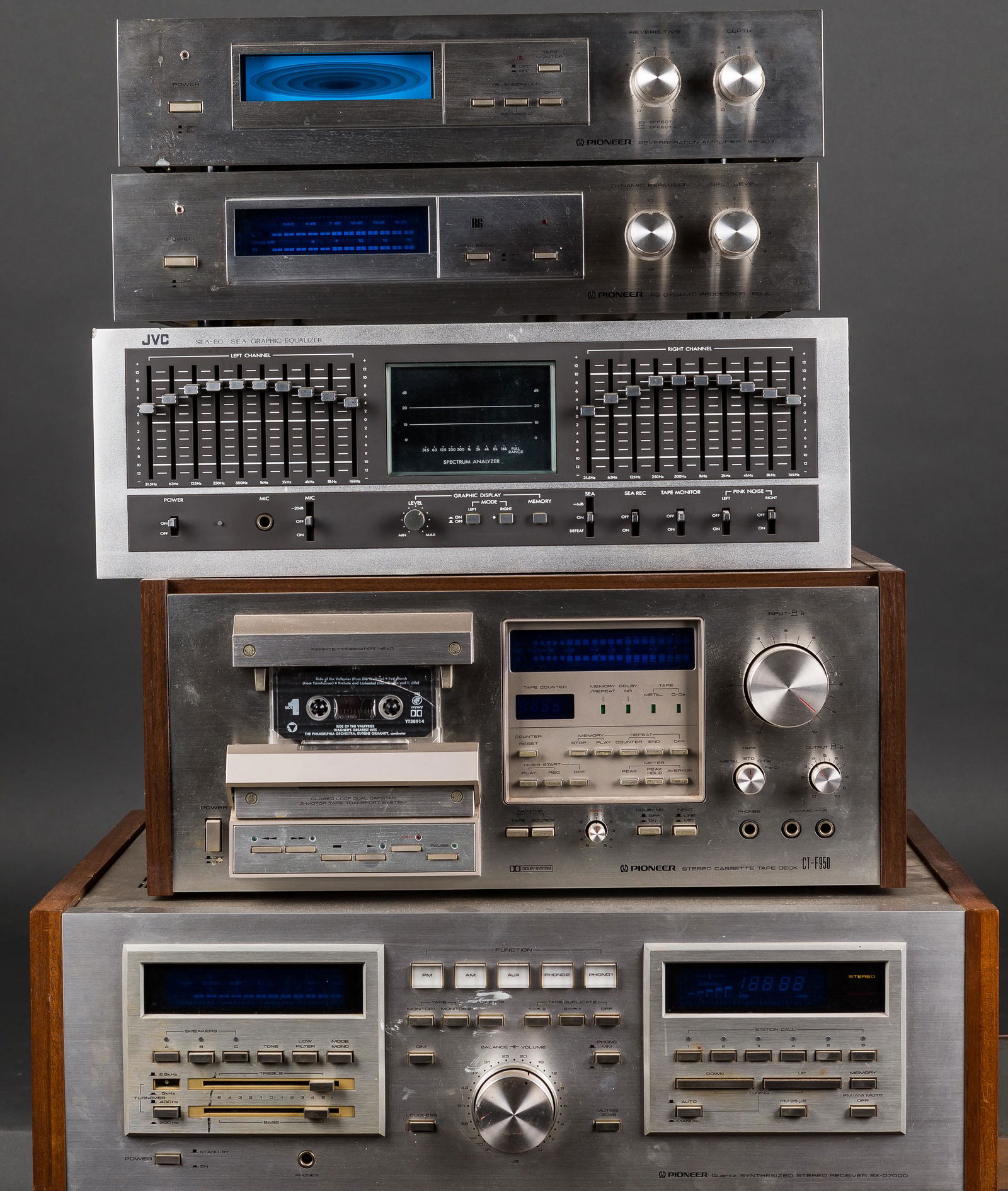 Vintage Pioneer & JVC Stereo and Audio Equipment (1 of 10)