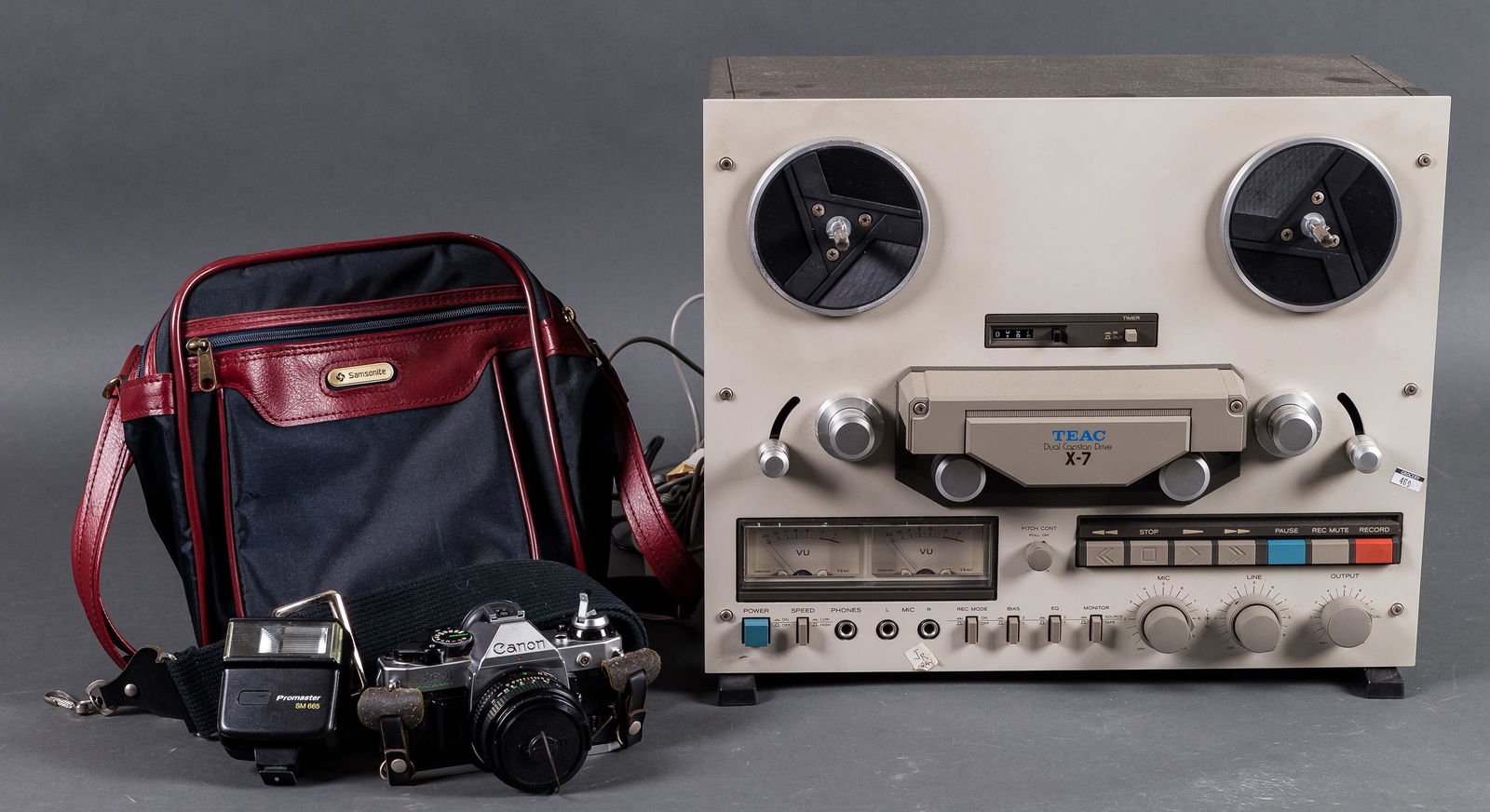 Reel to Reel Recorder & Canon Camera (1 of 9)
