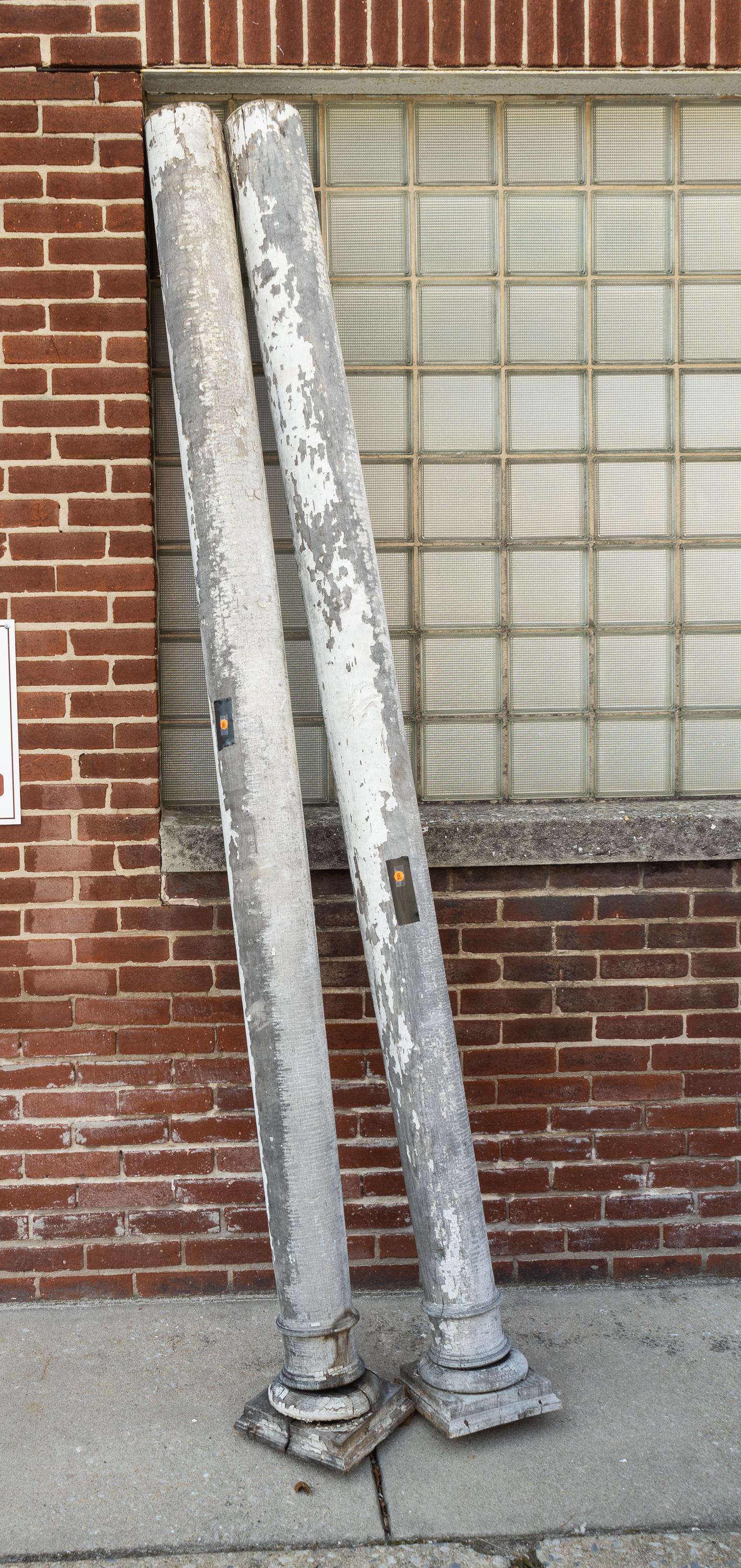 Antique Architectural Wood Column Posts (1 of 3)