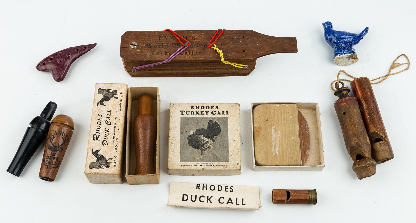 Vintage Game Calls, Wood Whistles & Others (1 of 6)