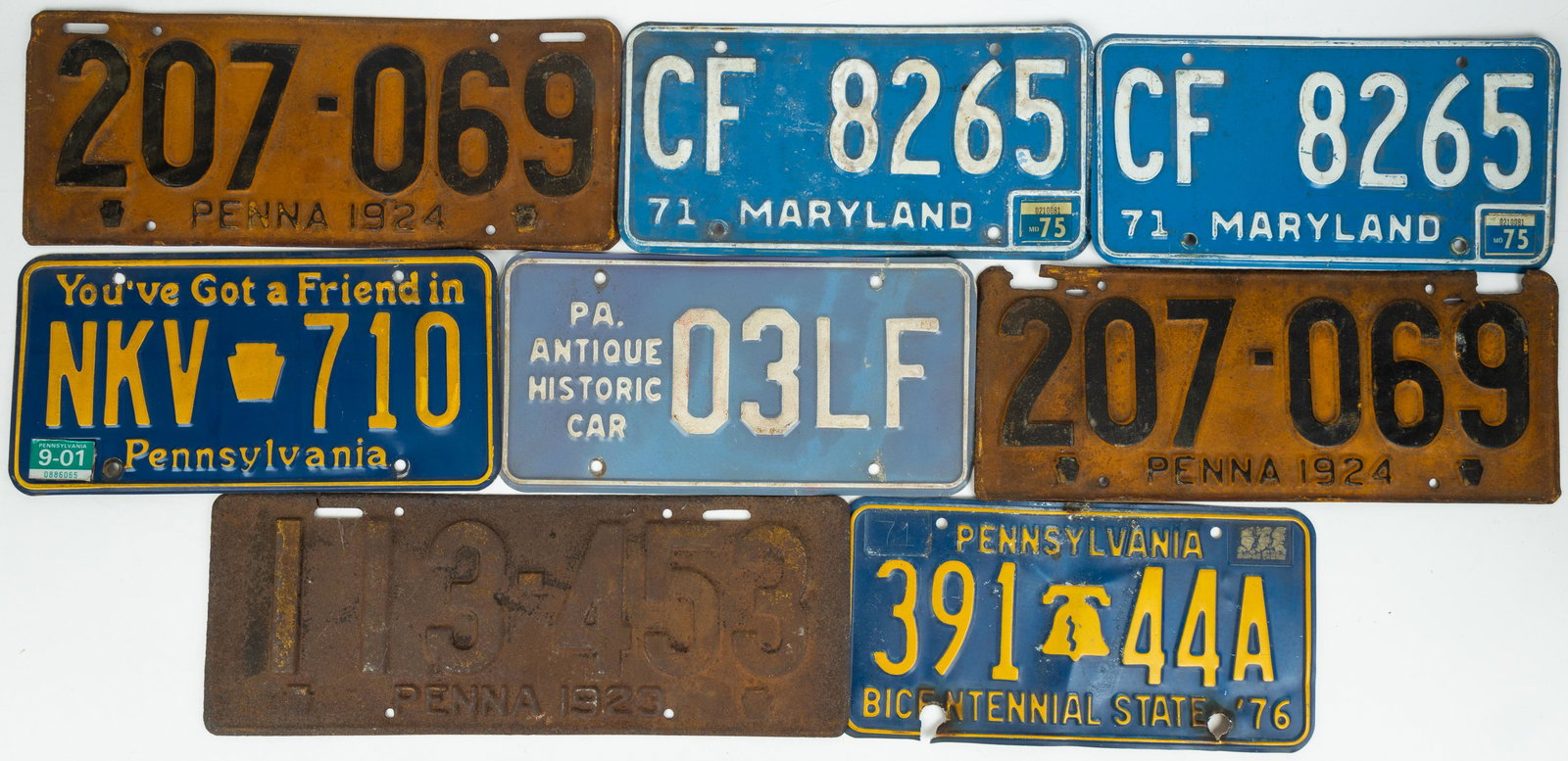 Antique, Vintage License Plates (1 of 6)