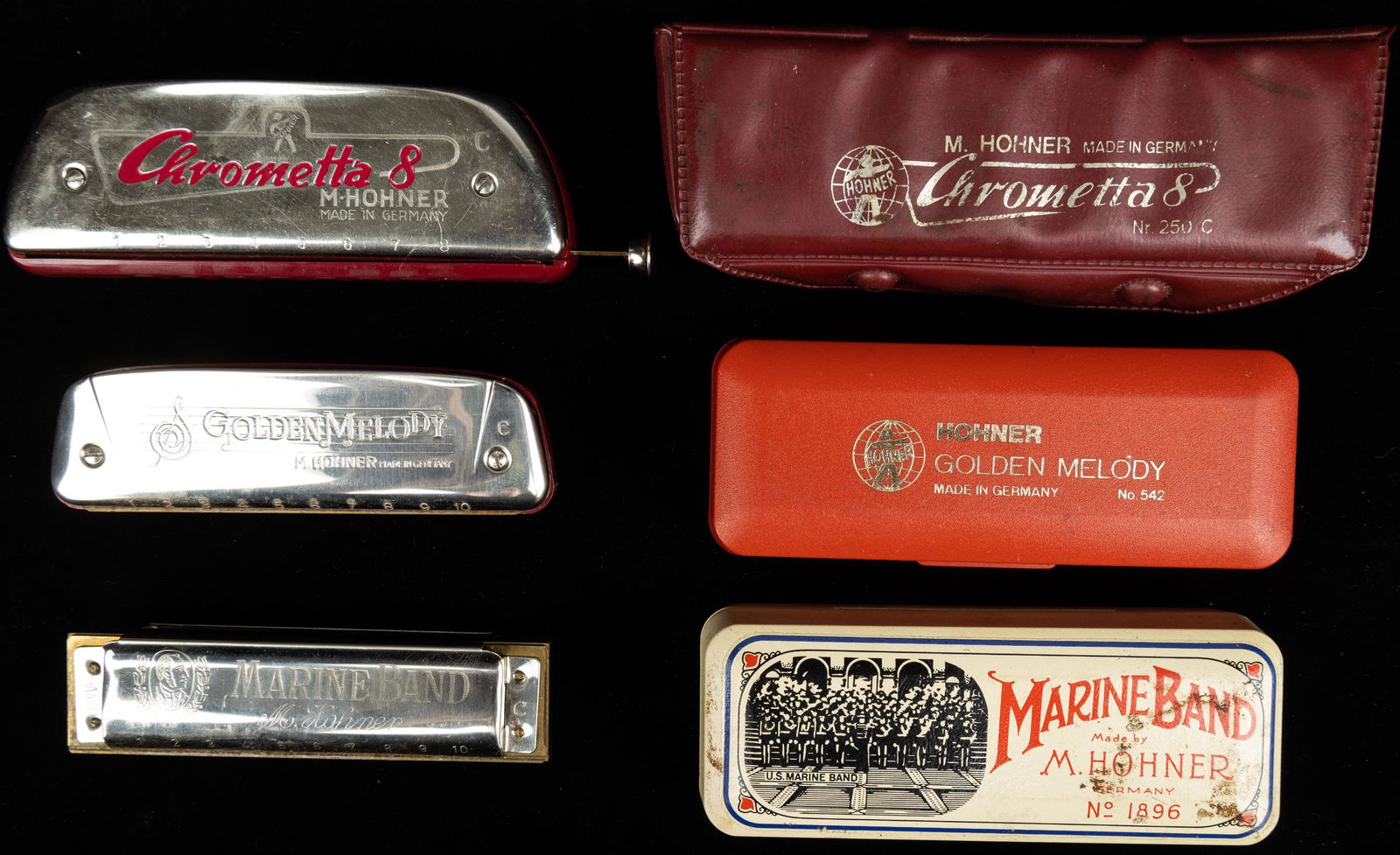 Hohner Brand Harmonicas (1 of 4)