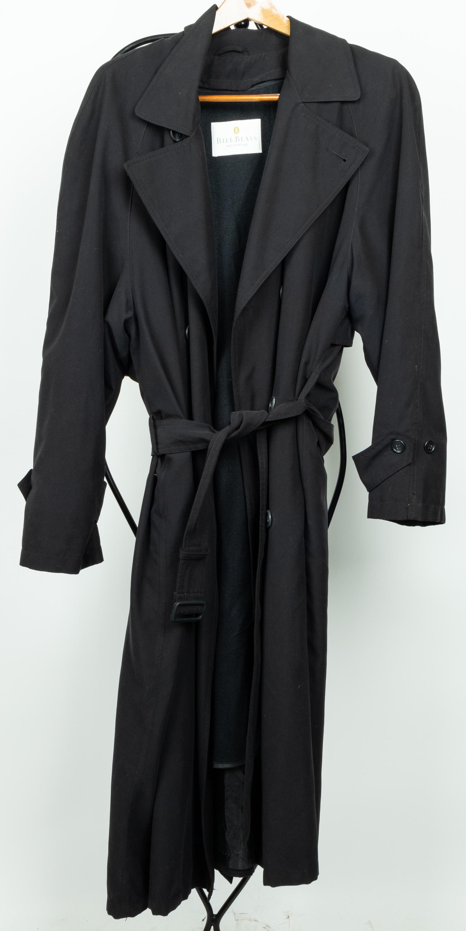 Men's Bill Blass Long Trench Coat w/Lining (1 of 6)