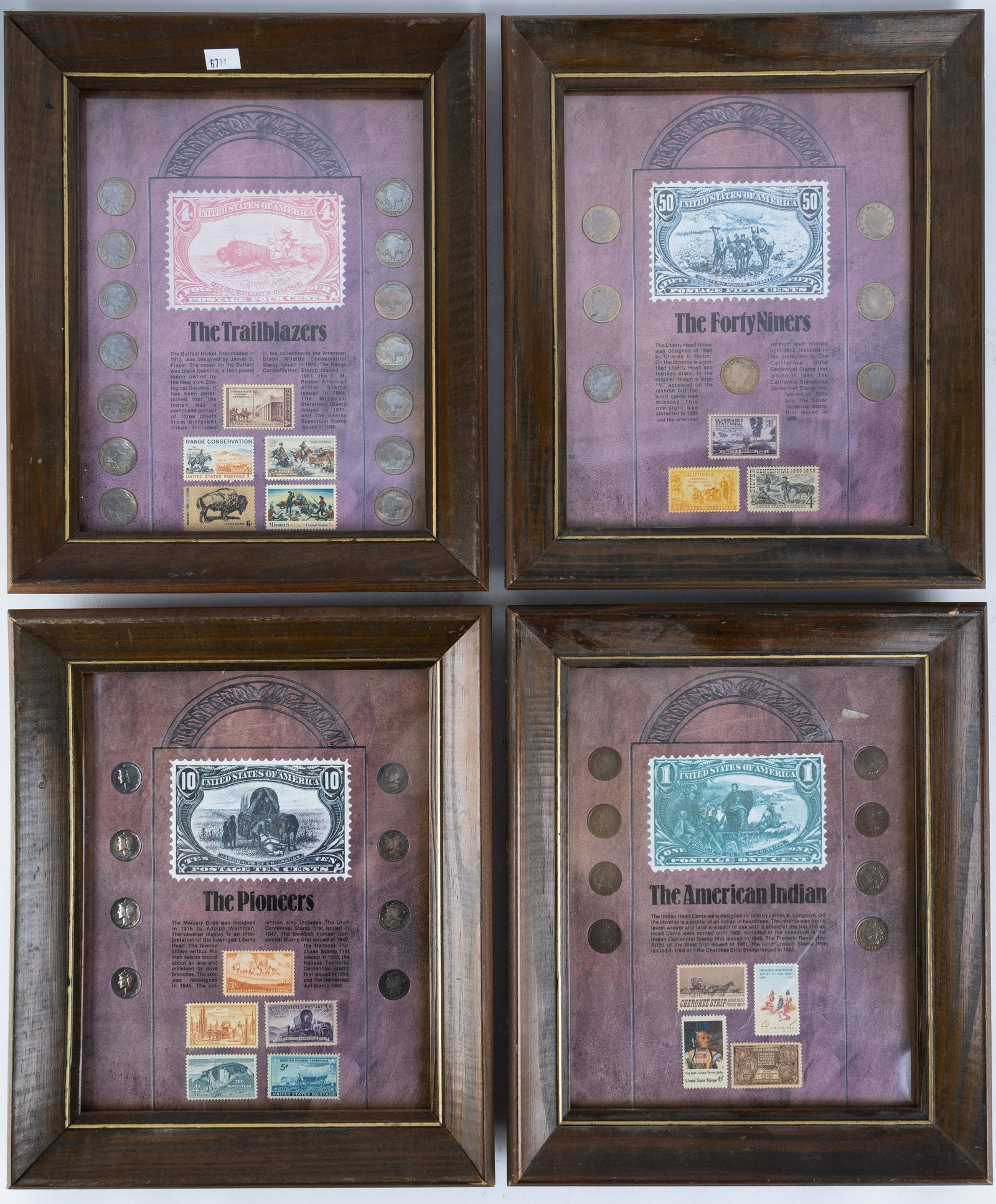 US Western History Coin & Stamp Sets (1 of 5)