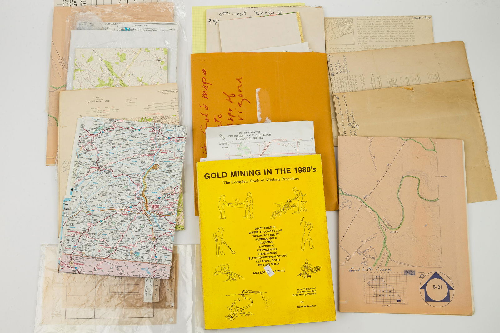 Gold Mining Books and Maps (1 of 6)