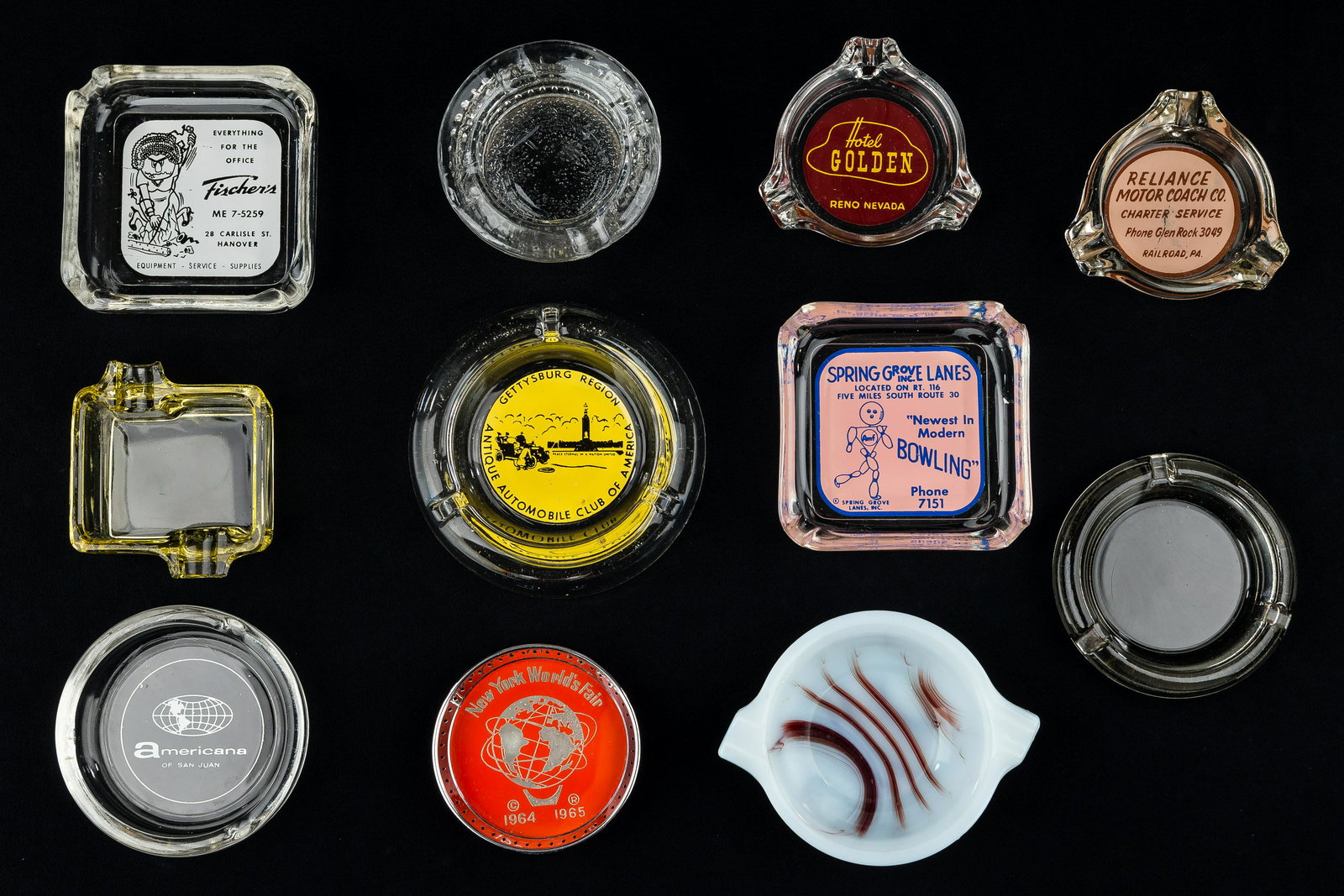 Vintage Souvenir & Advertisement Ashtrays (1 of 4)
