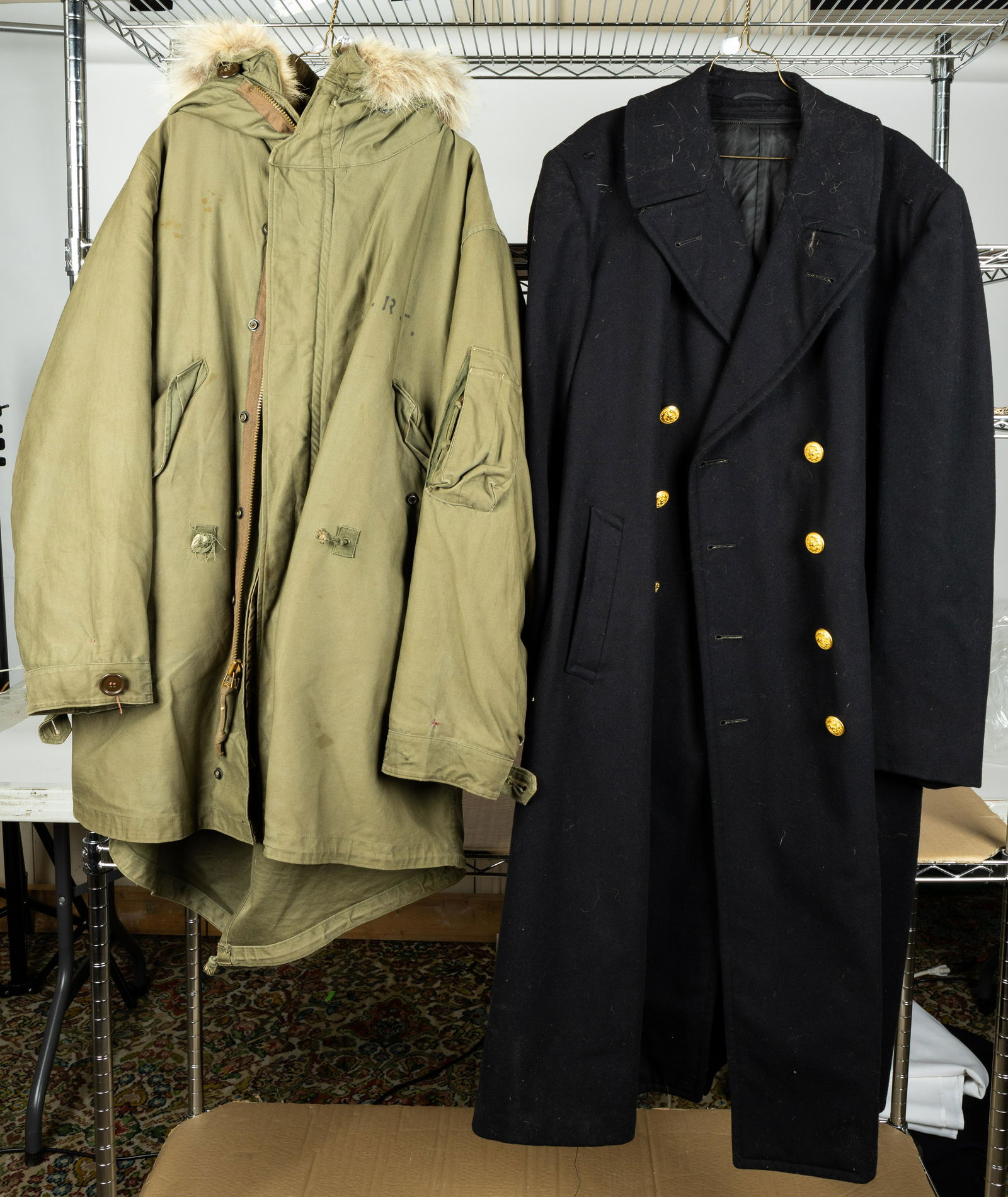 Navy Officer's Vintage Wool Winter Coat and Parka (1 of 11)