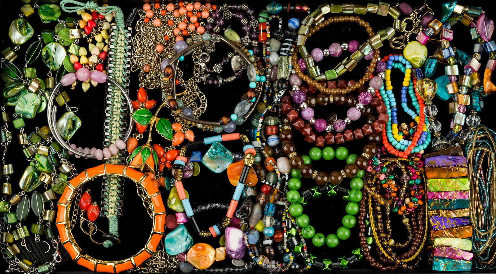 Colorful Bracelets, Necklaces & Earrings (1 of 5)