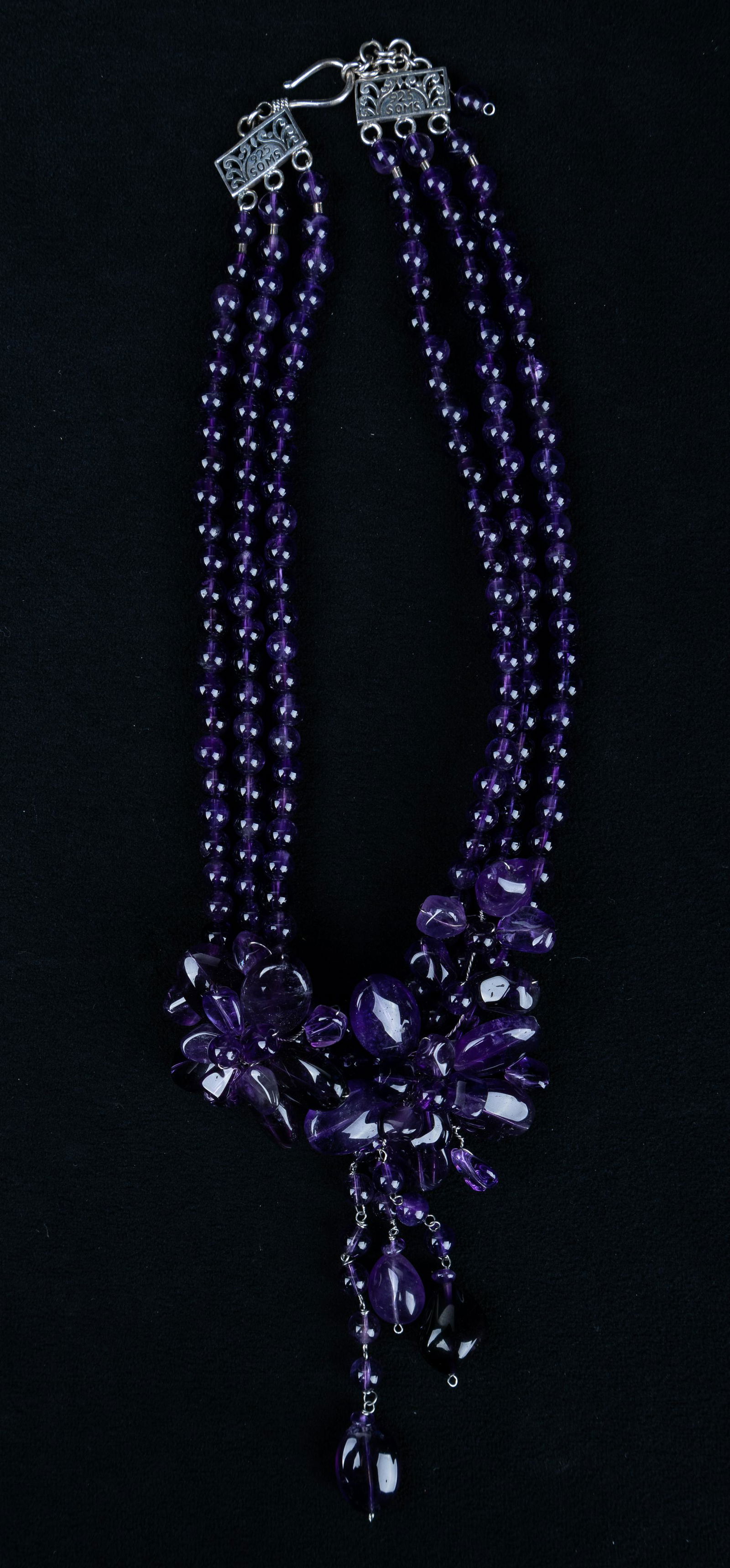 Amethyst & Sterling Necklace (1 of 4)