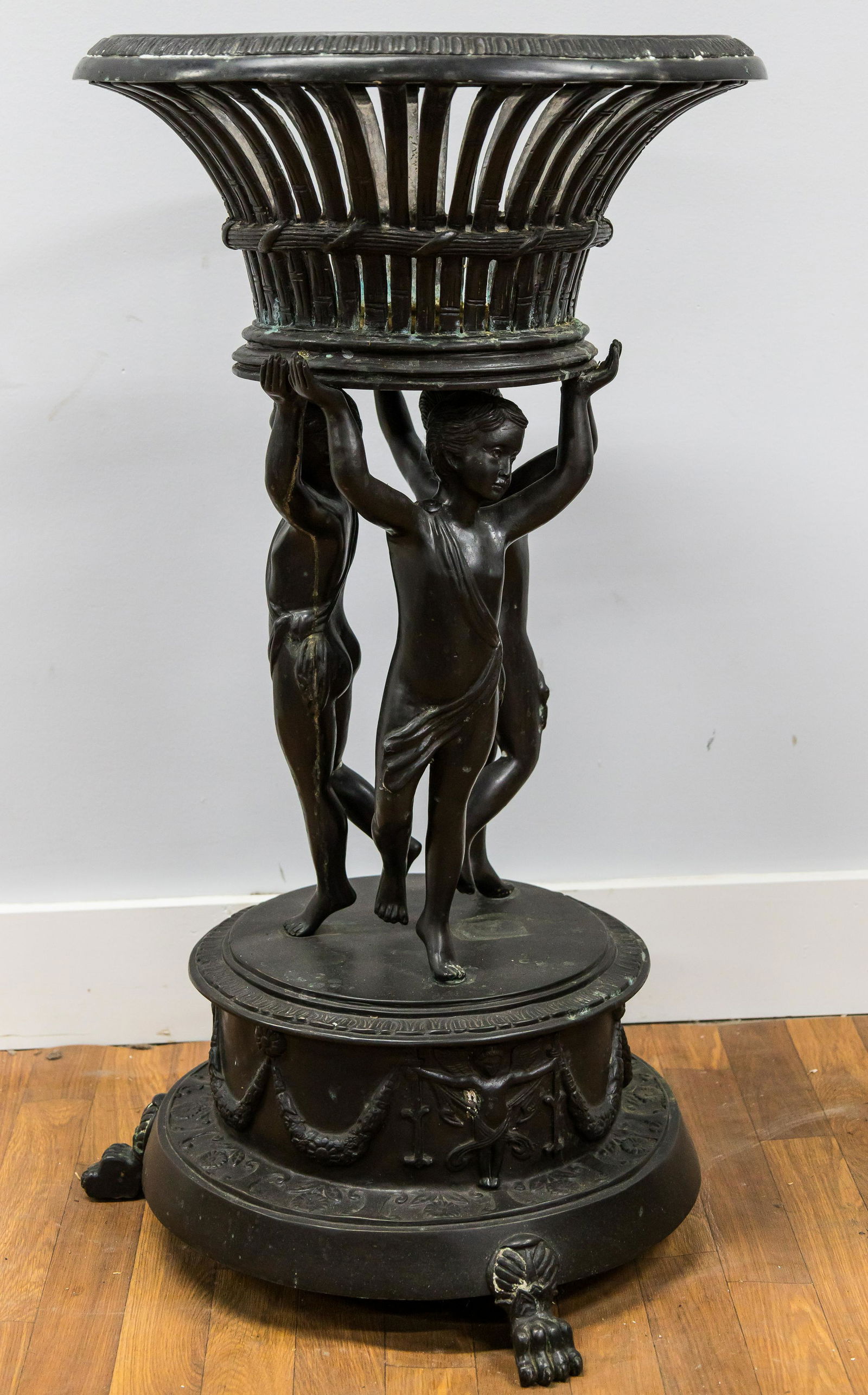 20th C Cast Iron Plant Stand (1 of 10)