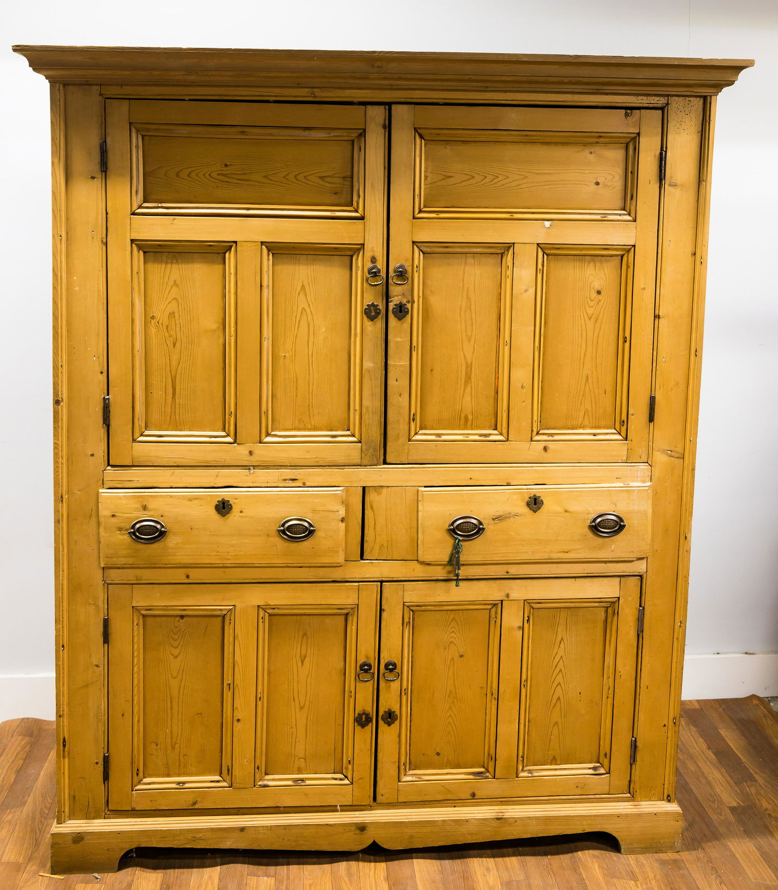19th C Irish Pine Cabinet (1 of 11)