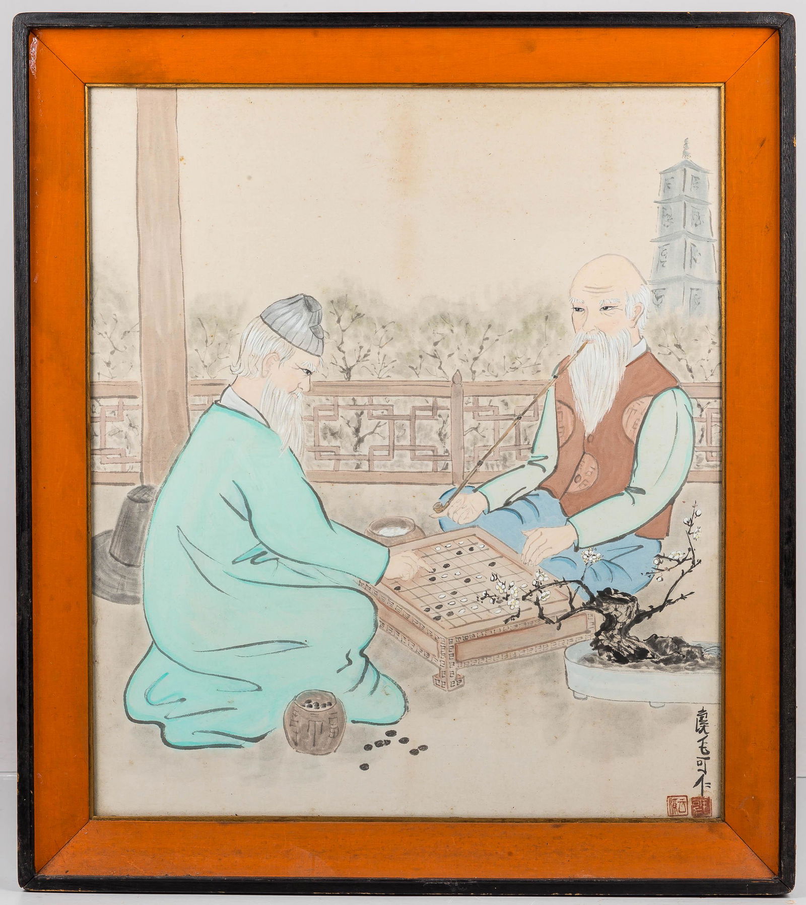 Chinese/Japanese Hand Painted Art (1 of 5)