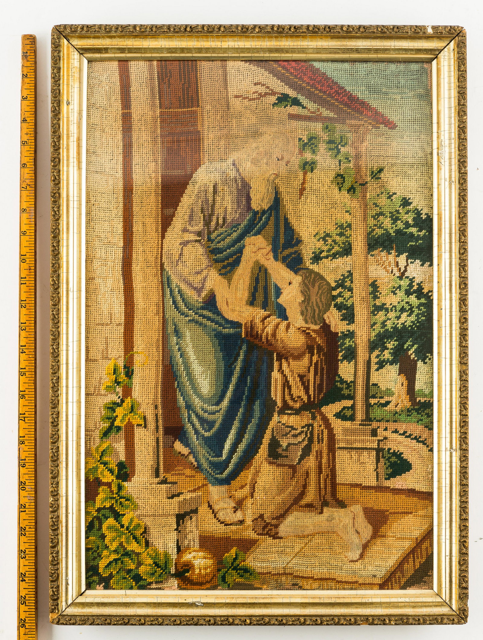 19th C / 20th C Framed Needlepoint Art (1 of 5)