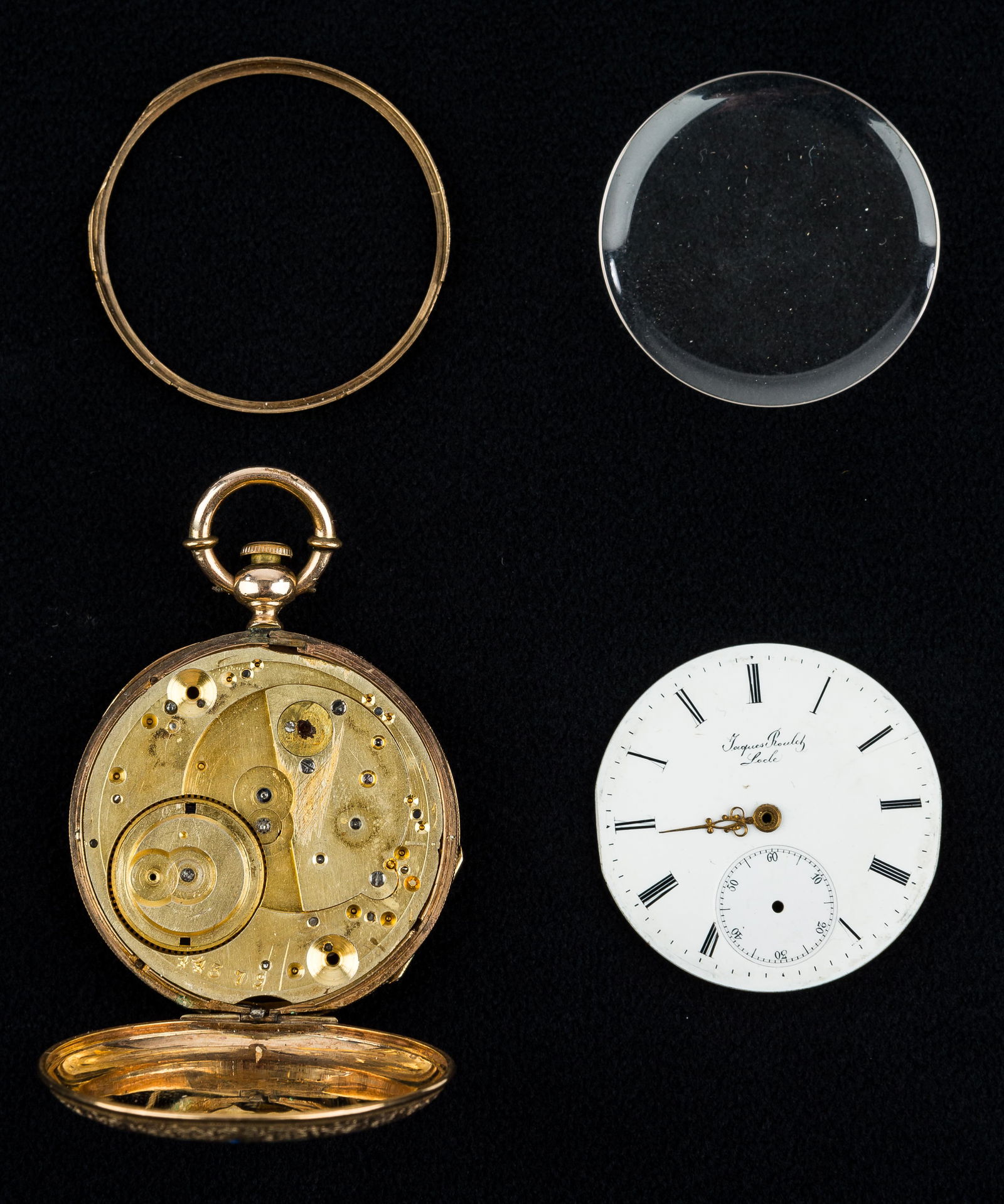 19th C Jaques Roulet Pocket Watch (1 of 9)