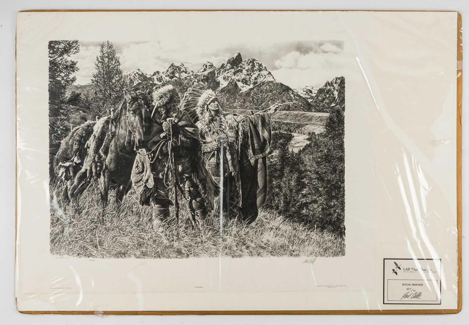 Paul Calle Limited Edition Signed Lithograph (1 of 7)