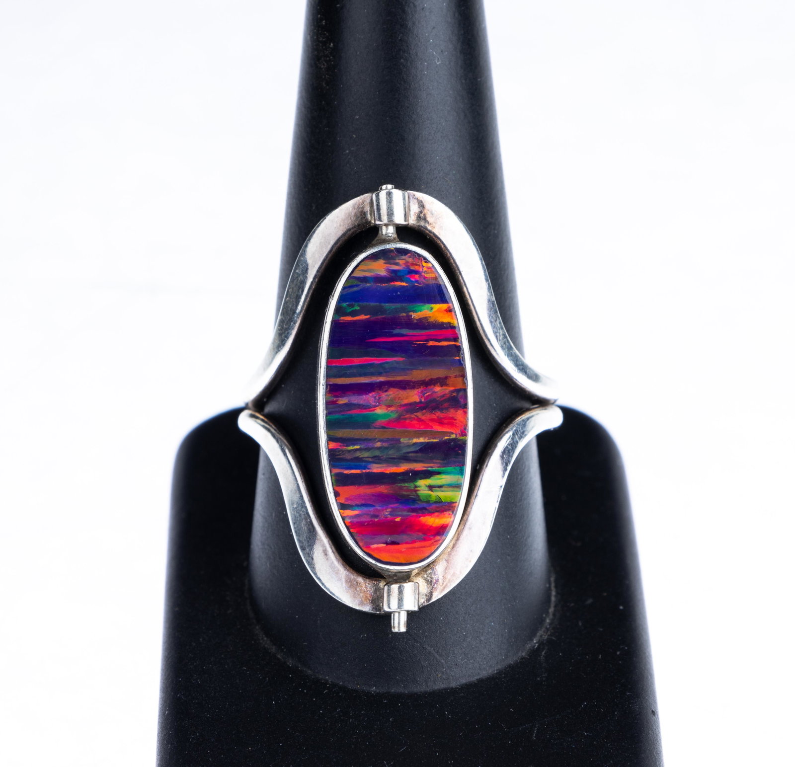 Sterling Opal Reversible Flip Ring (1 of 5)