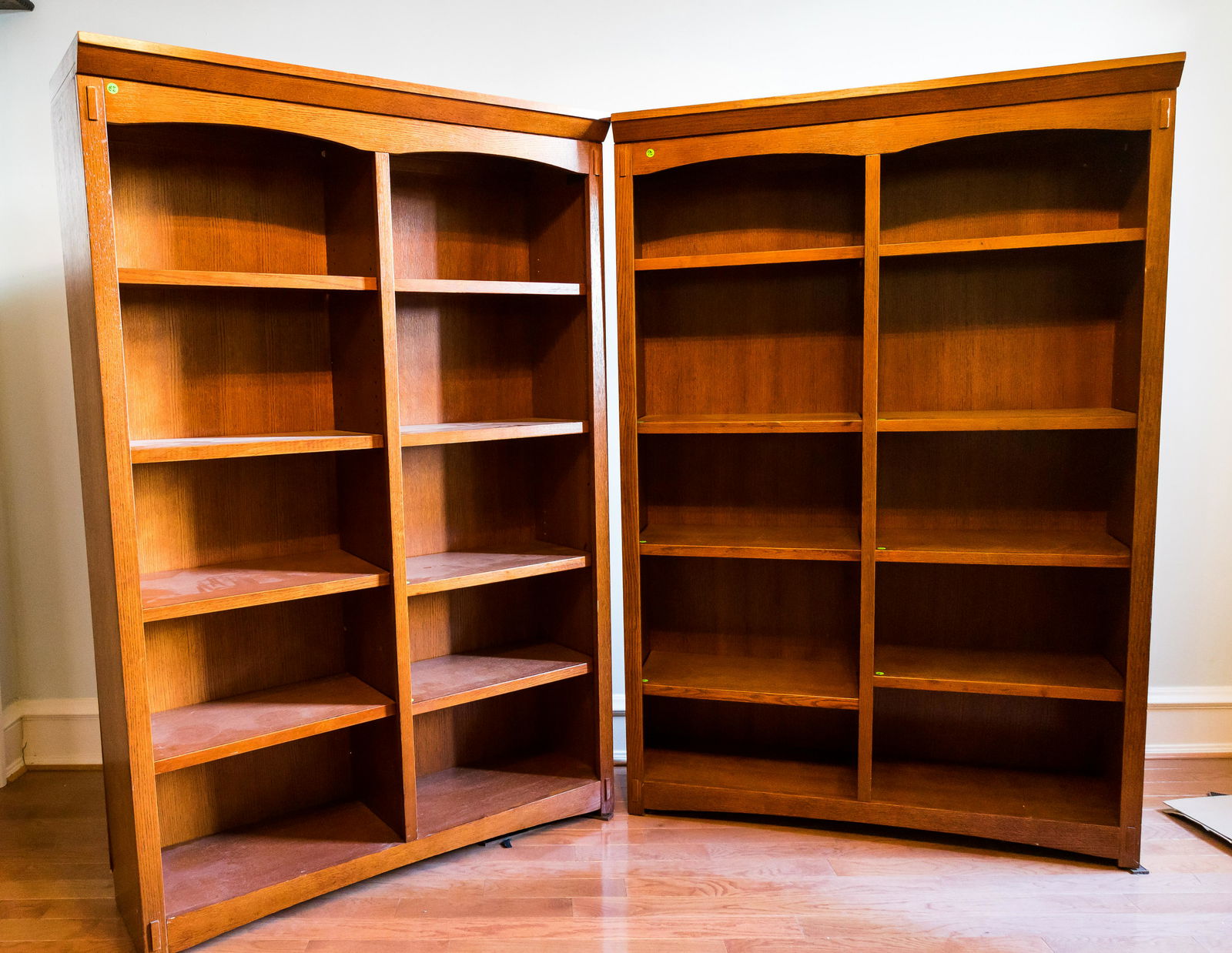 Arts & Crafts Style Book Shelves (Pair) (1 of 5)