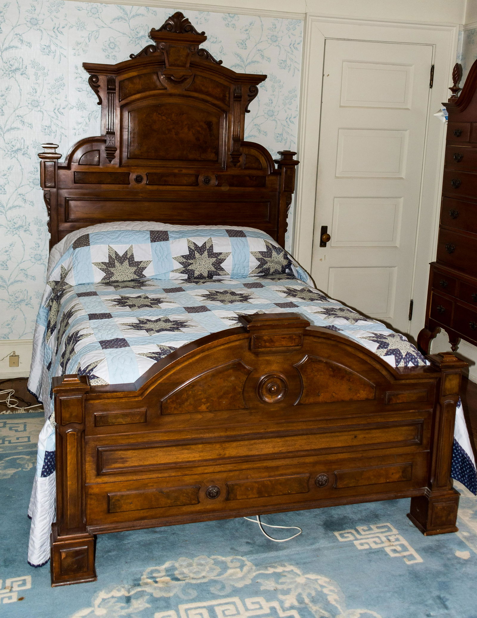 19th C High Style Victorian Bed (1 of 7)
