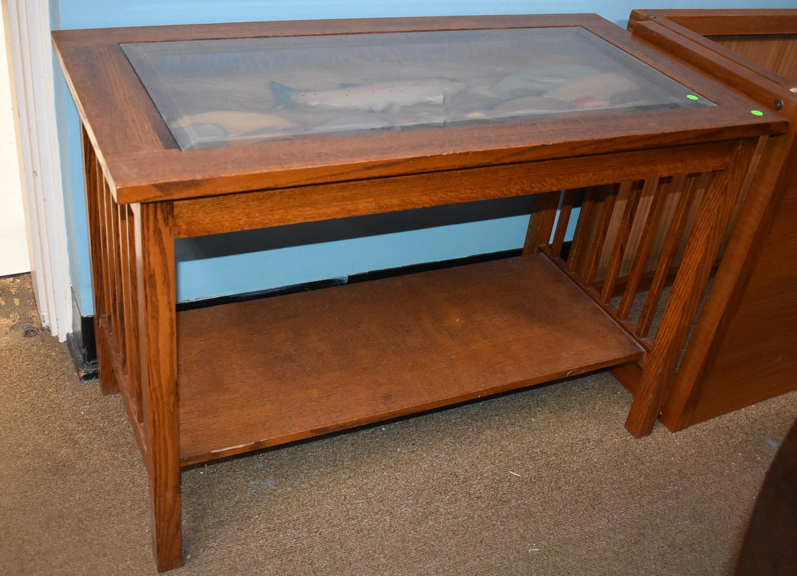 Trout stream coffee table for sale deals