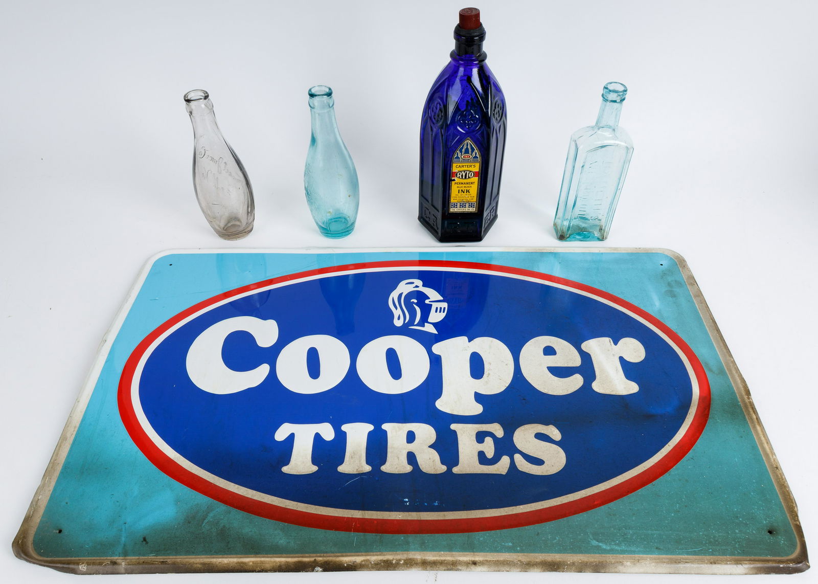 Vintage Advertising Bottles & A Sign (1 of 4)