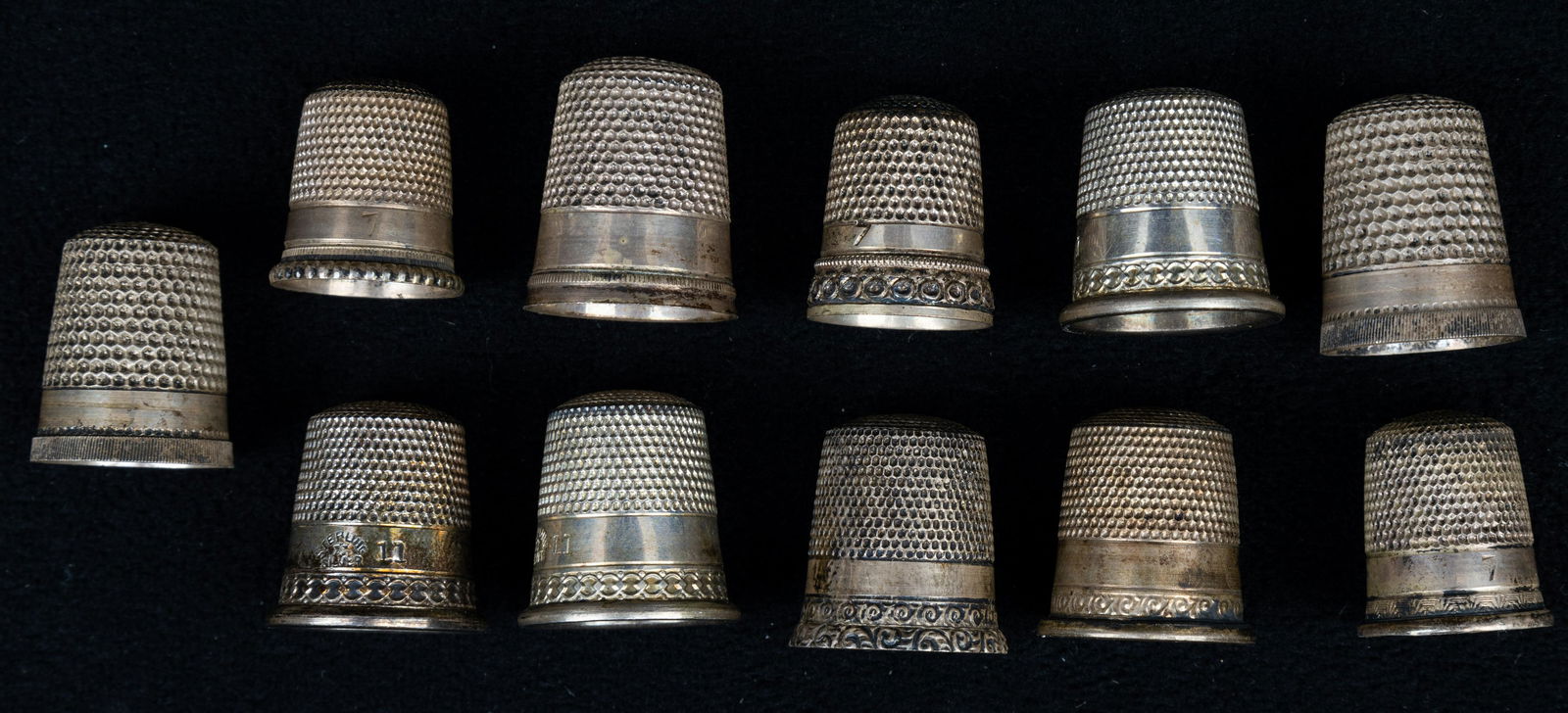 Sterling Thimbles (11) (1 of 2)