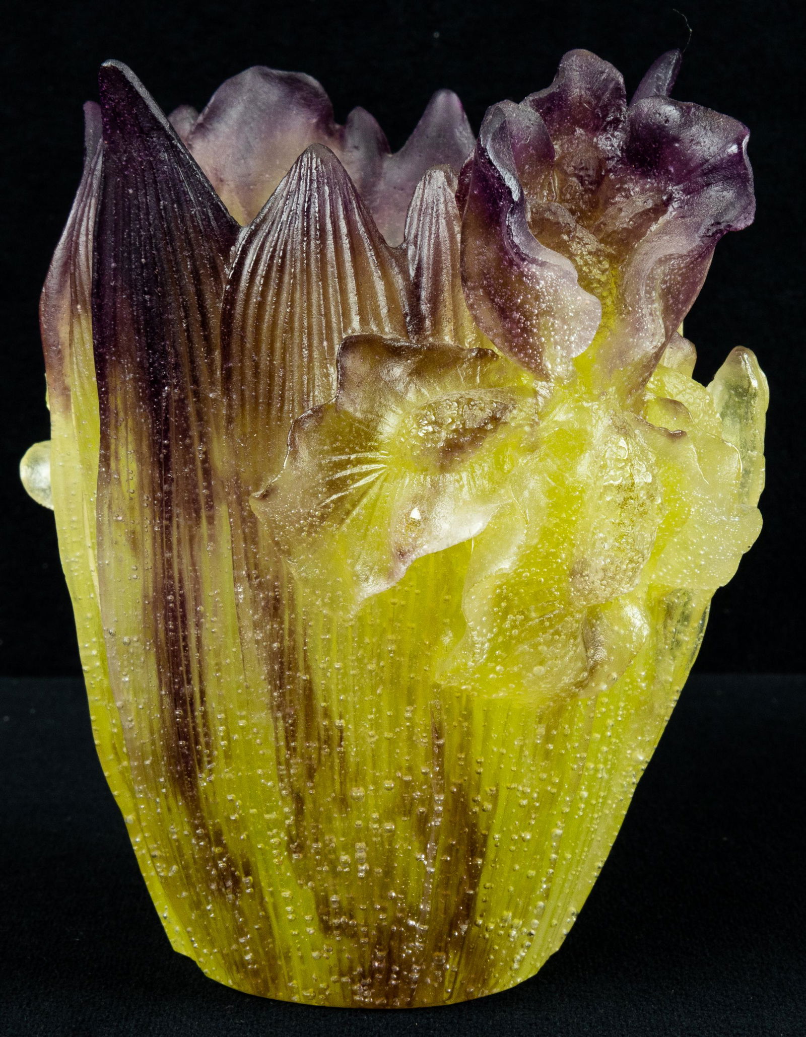 Daum France 'Small Iris' Vase (1 of 6)