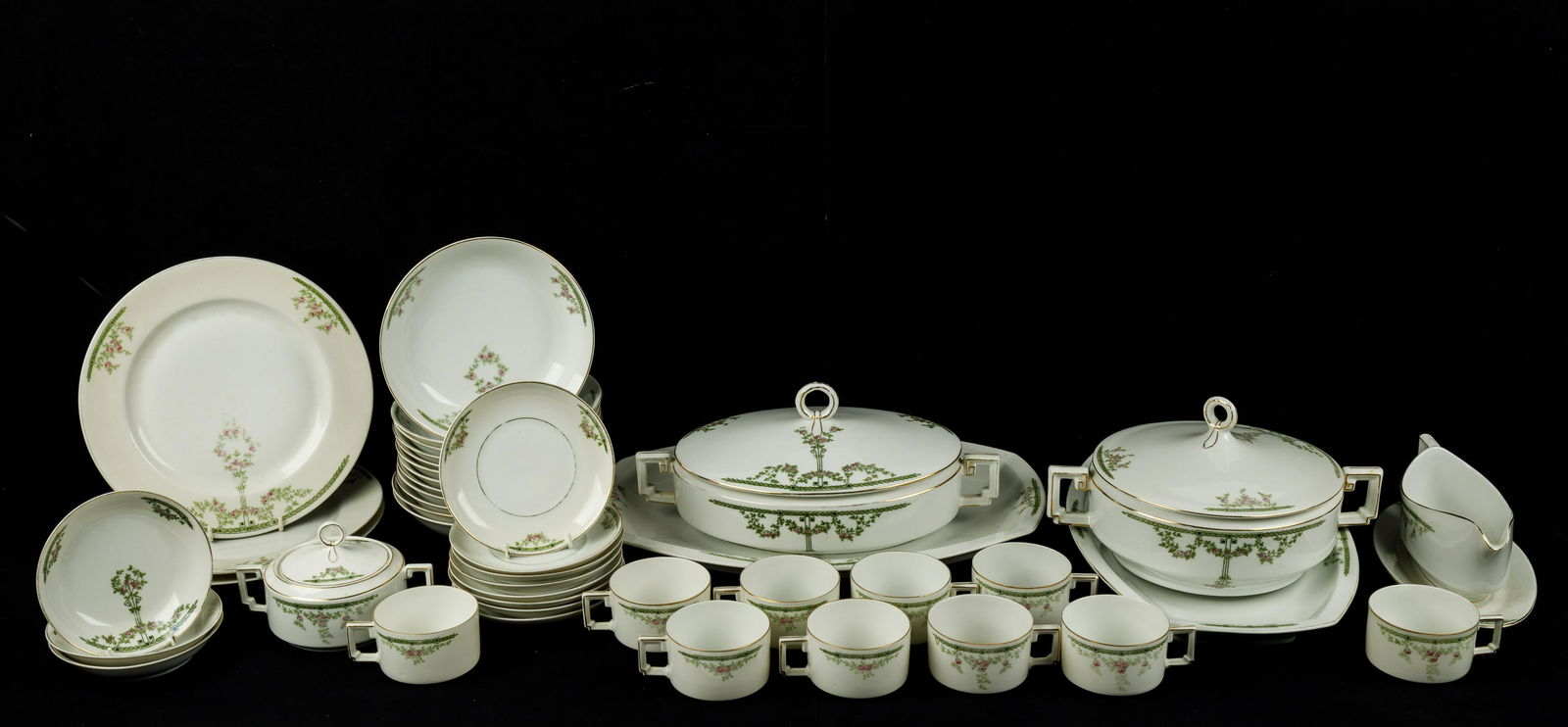 Heinrich & Co. Art Deco Style Partial Service (1 of 4)