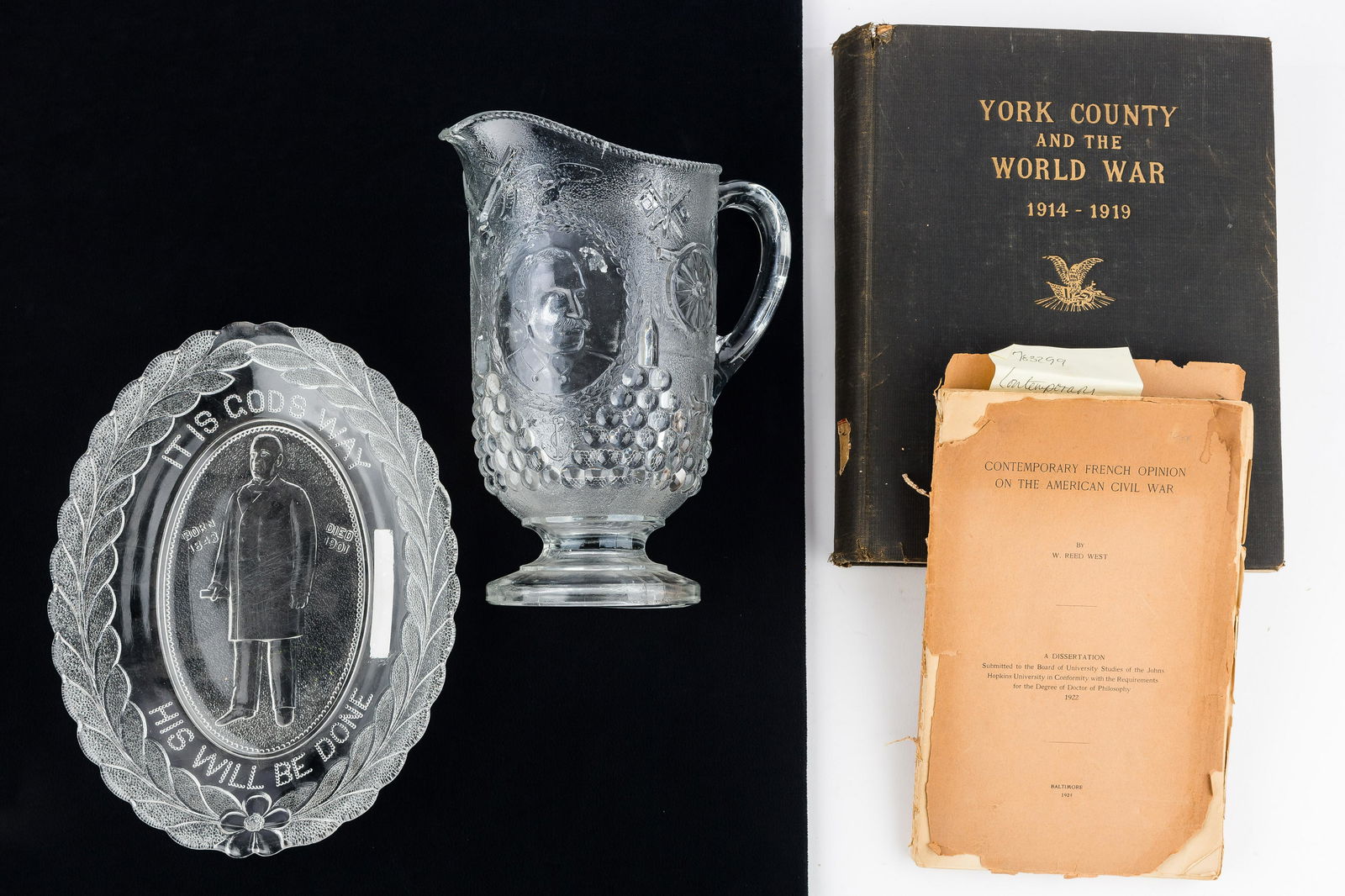 Civil War, WWI Books, Glassware (1 of 9)