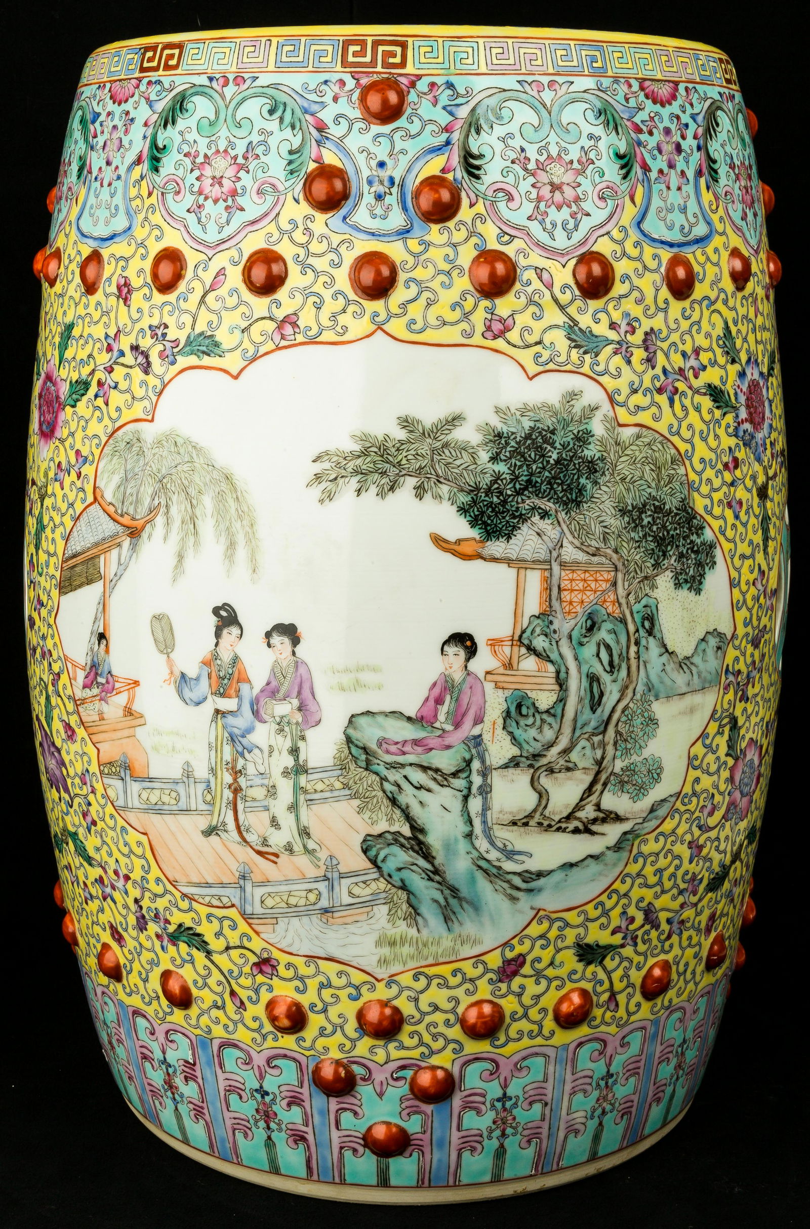 Chinese Foot Stool / Asian Garden Seat (1 of 6)