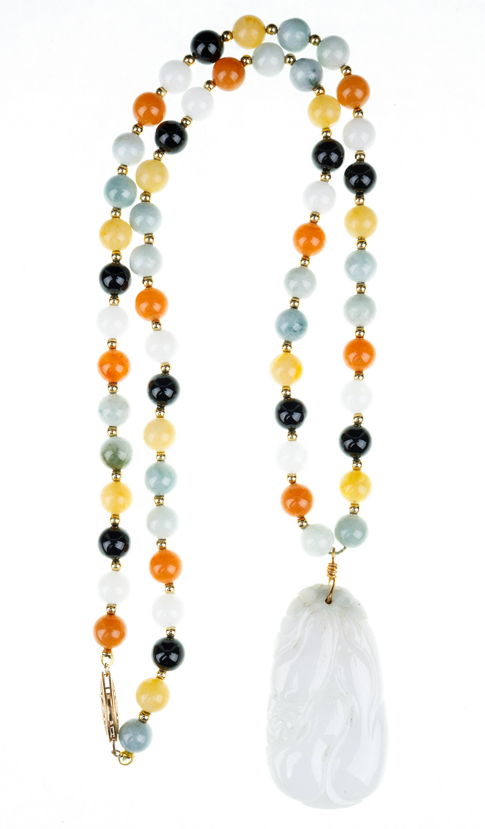 Vintage Chinese Jade Necklace (1 of 3)