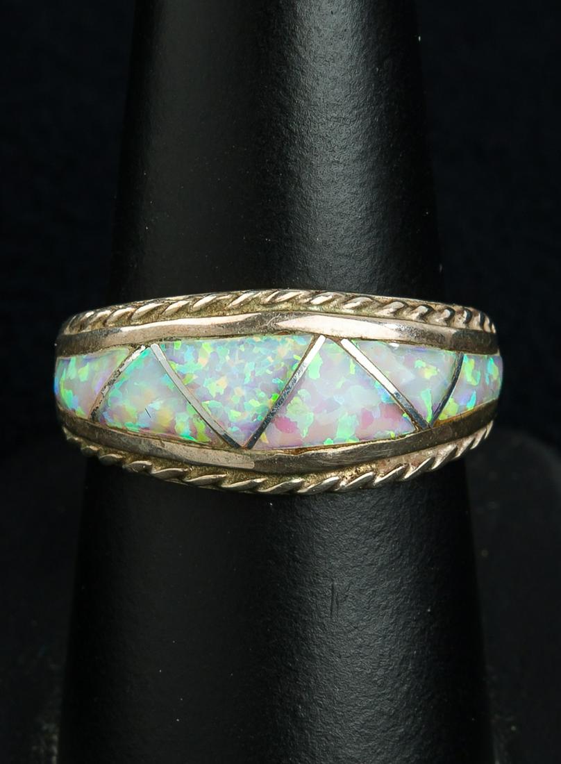Opal and Sterling Ring (1 of 4)