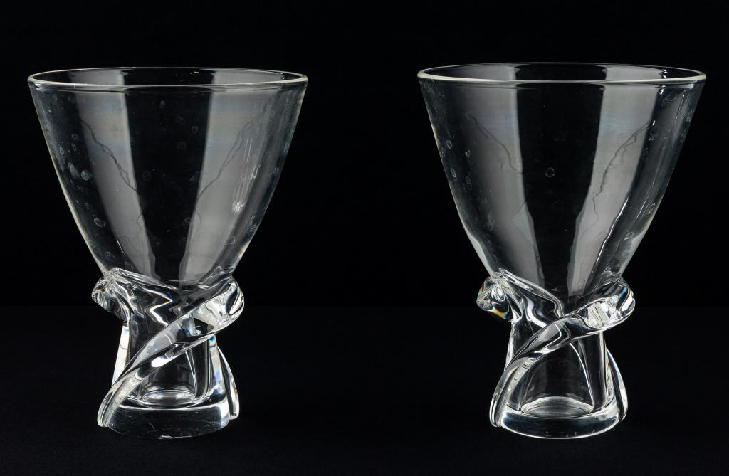 Steuben Glass Vases (Pair) (1 of 4)