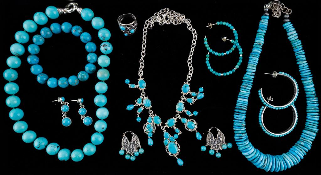 Sterling & Turquoise Jewelry Collection (1 of 4)