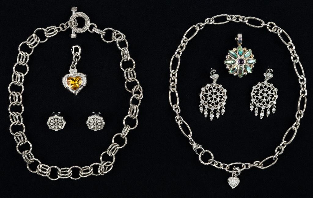 Judith Ripka Sterling Silver Jewelry (1 of 8)