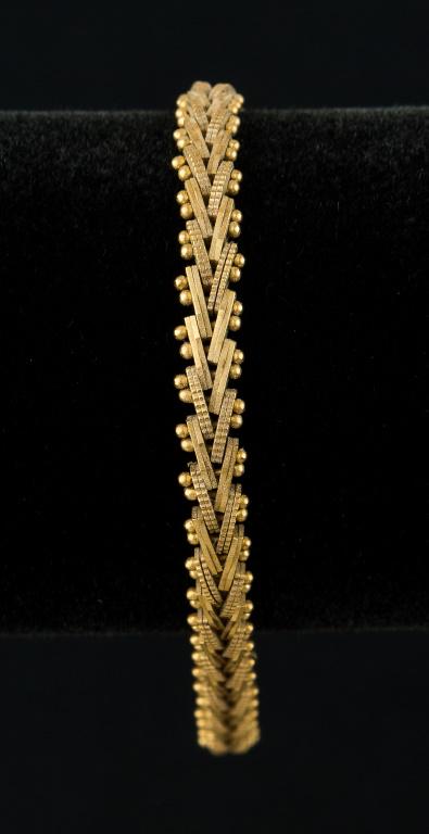 14K Gold Delicate Link Bracelet (1 of 4)