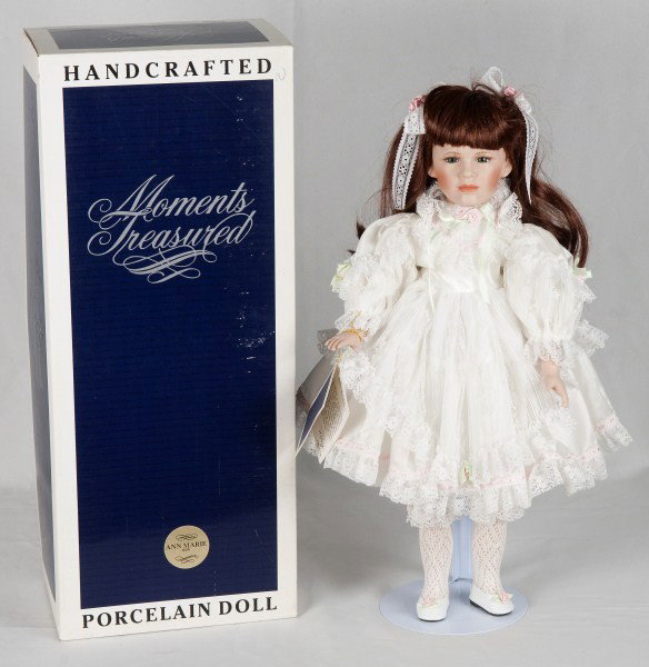William Tung Doll: William Tung, Anne Marie #576 out of 100, 12 1/2" tall, (porcelain) Moments Treasured