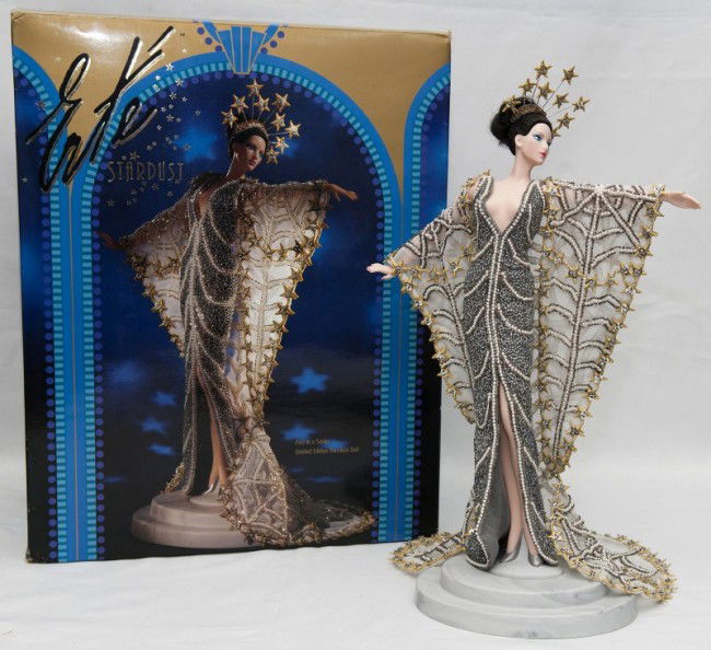 Mattel Doll: Mattel, Erte Stardust, #4639 of 5000, 1st edition in series, (all porcelain), over 7000 beads, Timeless Creations