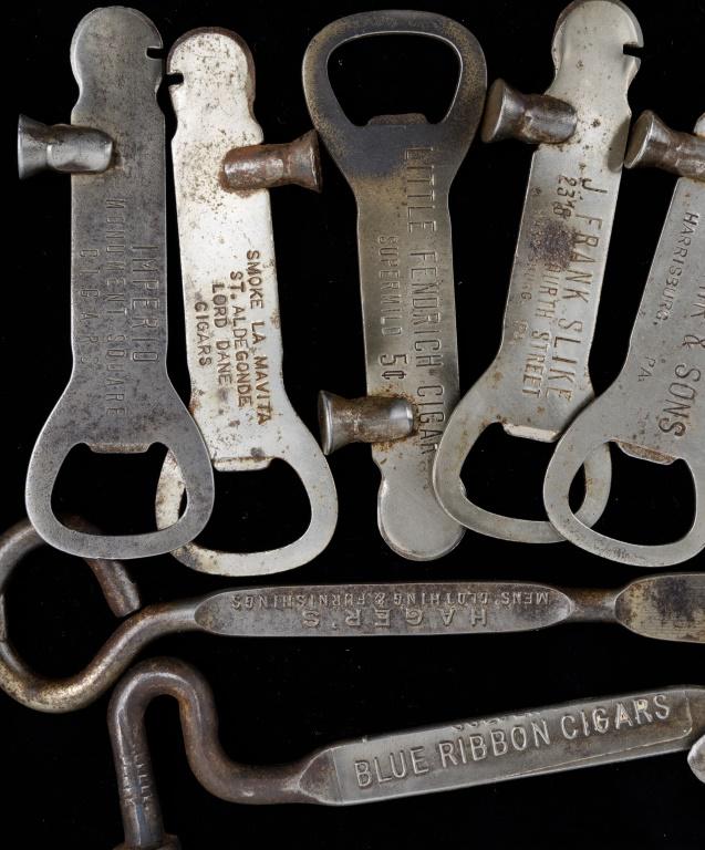 Antique Advertising Cigar Cutters & Tobacco Tools
