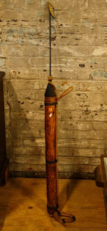 Wall Hanging Souvenir Whaling Harpoon: Harpoon measures 49" long.