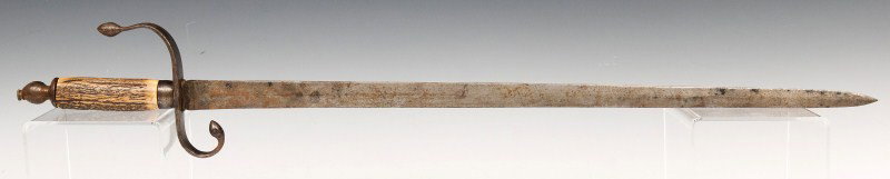 Small Sword with bone handle: Small Sword with bone handle and steel blade, 28" long