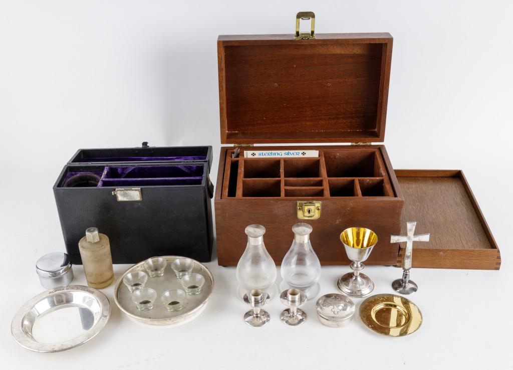 Sterling & Sterling Plated Communion Sets (1 of 7)