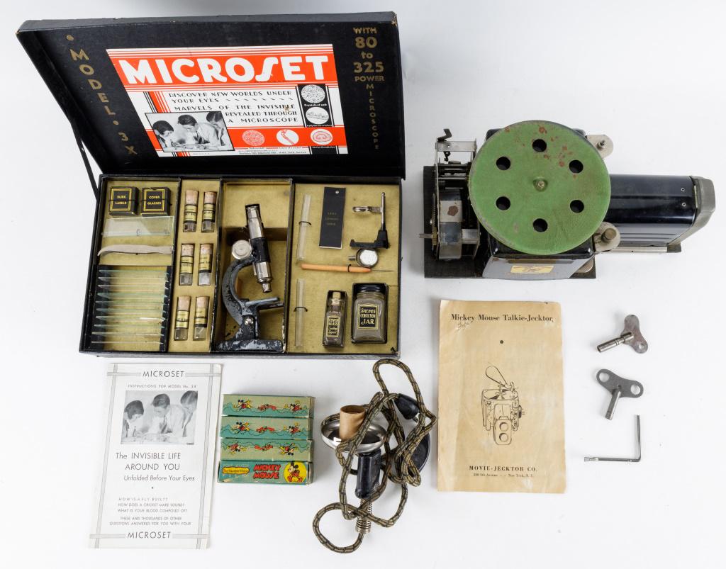 Mickey Mouse Talkie Jecktor, Microscope Set (1 of 4)
