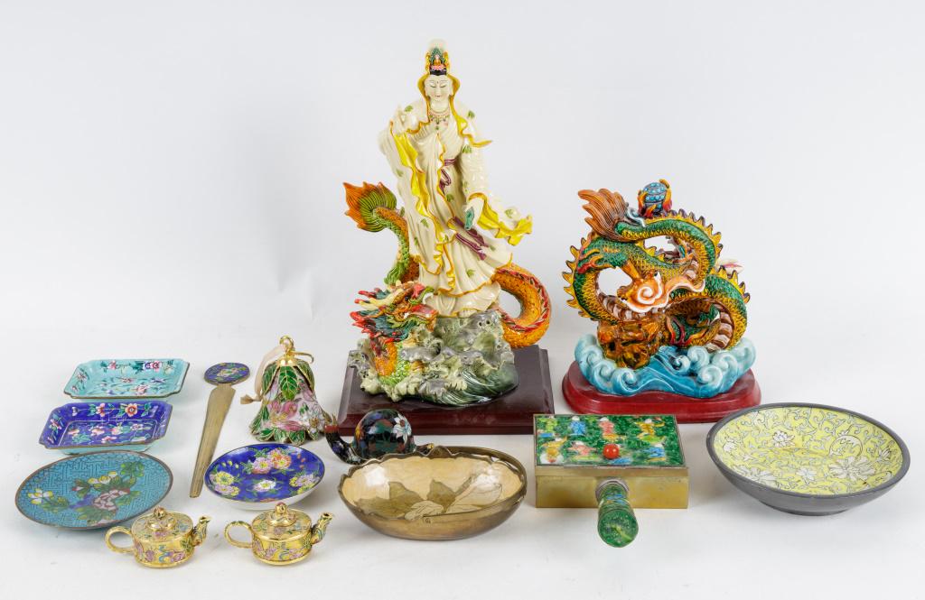 Asian Resin Decor & Cloisonne (1 of 4)