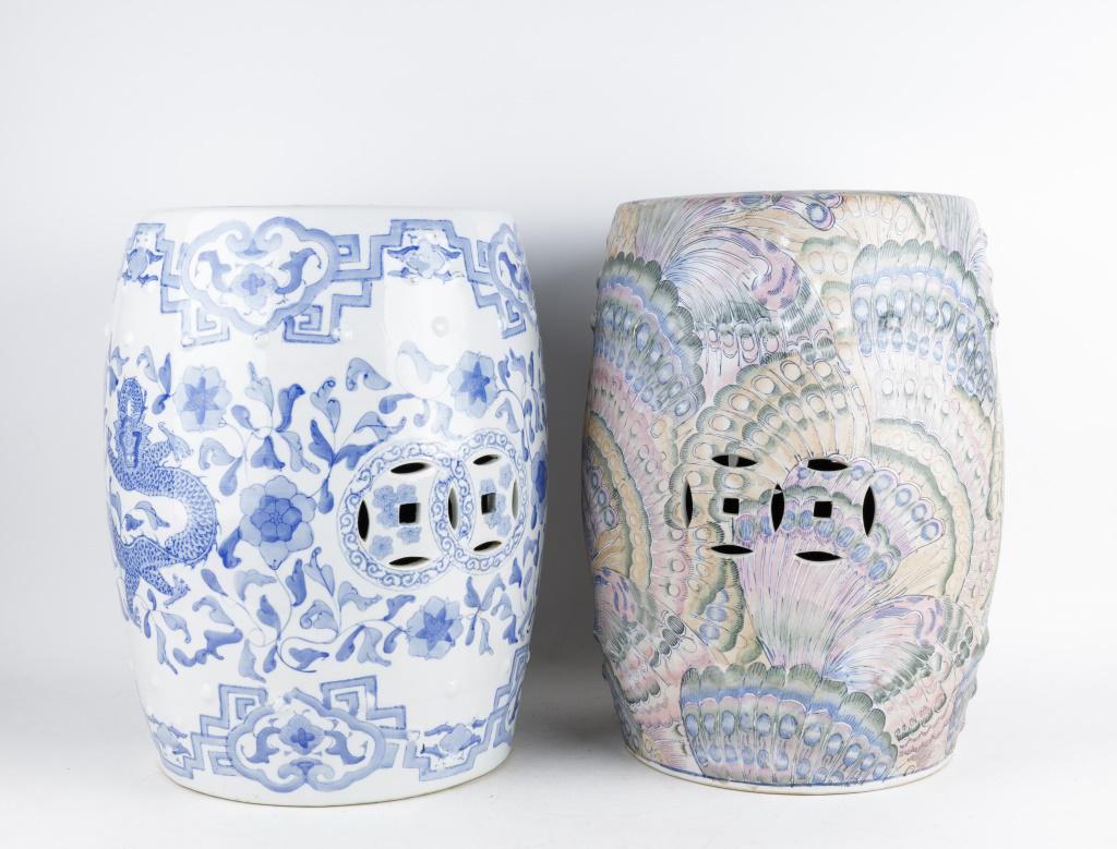 Asian Garden Stools / Garden Seats (1 of 3)