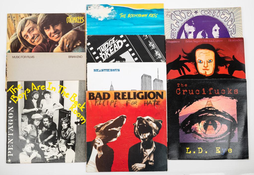 Vintage Classic Rock, Punk Vinyl Albums (1 of 5)