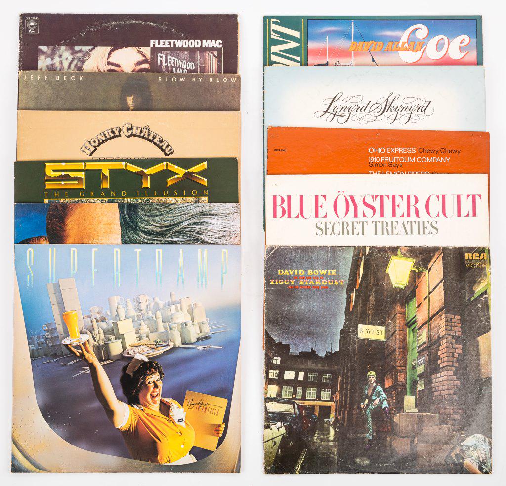 Vintage Classic Rock Vinyl Record Albums (1 of 3)