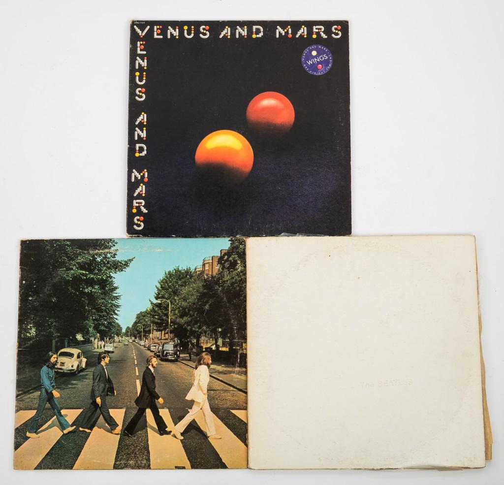Vintage Beatles & McCartney Vinyl Record Albums (1 of 12)