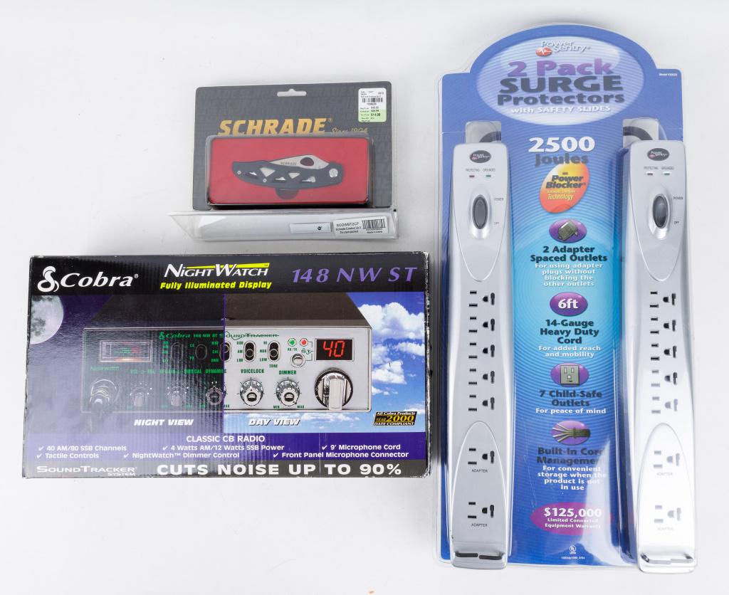Surge Protectors, Cobra CB Radio, Schrade Knife (1 of 4)