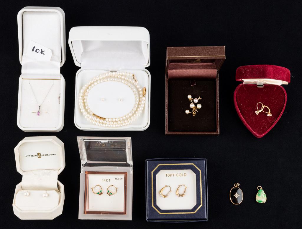 10K, 14K, Pearl & Diamond Jewelry (1 of 11)