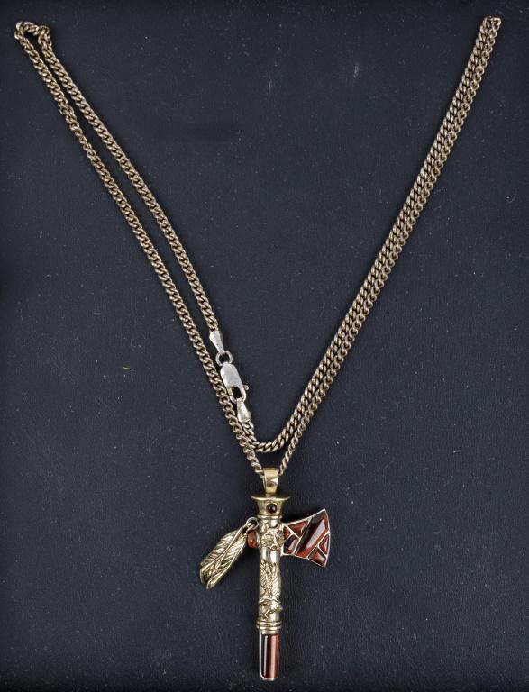 Sterling Silver Native American Style Necklace (1 of 2)